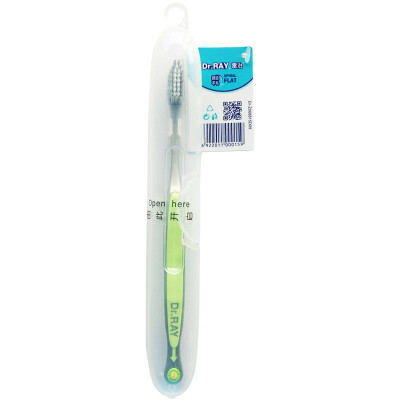 

Lei governance (Dr.RAY) spiral flat toothbrush (soft hair) (timing function) (send travel box) (color random