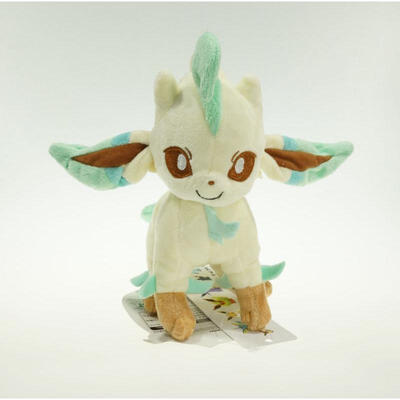 

8in Pokemon Eevee Leafeon Plush Soft Toy Stuffed Animals Doll Kids Gifts