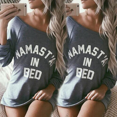 

New Fashion Women Long Sleeve Hoodie Sweatshirt Sweater Casual Coat Gray