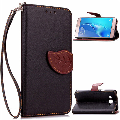 

Black Design PU Leather Flip Cover Wallet Card Holder Case for Samsung Galaxy J5(2016)/J5108