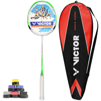 

WACKER Victor's Carbon Бадминтон Razor 3U Бадминтон Racket BRS-1800-G Зеленая перчатка