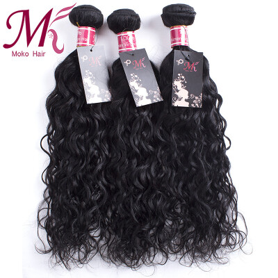 

Brazilian Virgin Hair Water Wave 3 Bundles 7A Unprocessed Human Hair Virgin Brazilian Hair Natural Wave Wet And Wavy Virgin Hair