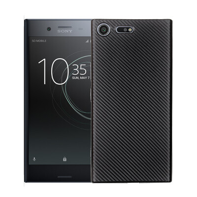 

Goowiiz Phone Case For Sony Xperia XZ PremiumXZ1XZ1 CompactPF31PF41 Luxury Ultra-thin Carbon Fiber Soft Silicone protection