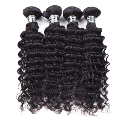 

Amazing Star Malaysian Deep Wave Virgin Hair Malaysian Hair Bundles 4 PcsLot Curly Virgin Human Hair Weave Soft&Bouncy