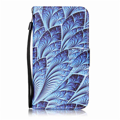 

Blue Dazzle Design PU Leather Flip Cover Wallet Card Holder Case for Huawei Y5 II