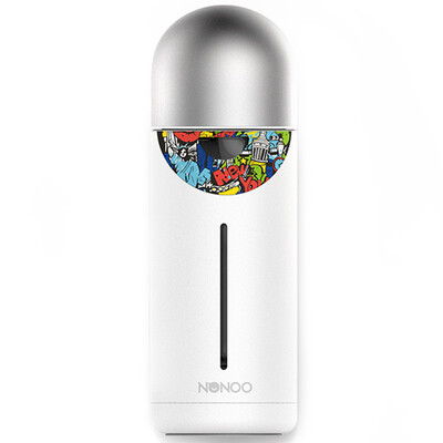 

Jingdong supermarket] NONOO eye series of glass anti-hot plastic shell office creative cup 280ml travel