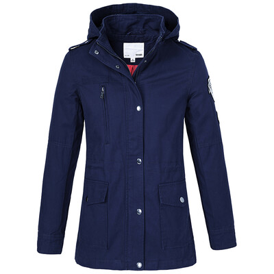 

Semir Ms detachable hat NY alphabet embroidered waist jacket jacket jacket 13316090001 wine red XL