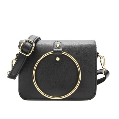 

Yuhao howru big ring fashion wild simple simple shoulder diagonal package 4EL01008 black