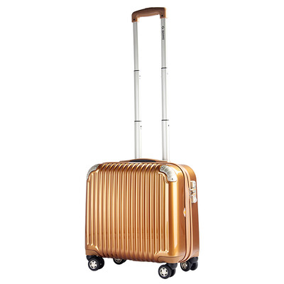 

Samiton Business Trolley Case Caster PC Material Boarding Box 16 "PC338TC Оранжевое золото с компьютерным пакетом для шеи