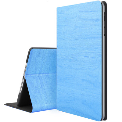 

BIAZE Apple iPad Mini2 / 3/1 Корпус / Корпус Light и Drop Intelligent Sleeve Sleeve Leather Case Деревянная серия PB20-Sky Blue