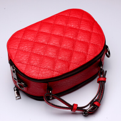 

Dirirab genuine leather womens small bag leather small incense wind Lingge package mini fashion handbag shoulder bag Messenger ba