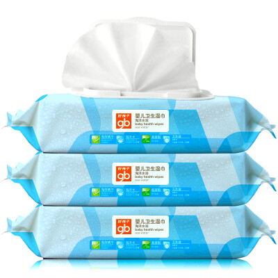 

GB good boy baby marine moisturizing sanitary napkin 10 � 10 bag + xylitol oral wipes 10