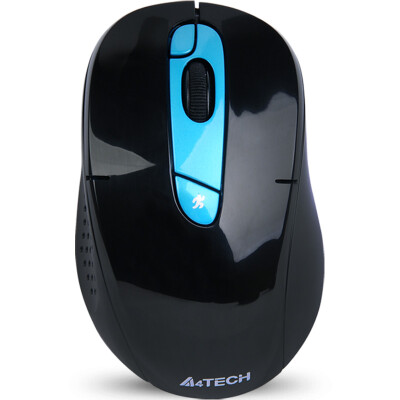 

Shuangfeiyan A4TECH G11-570FX lithium charging mouse wireless mouse office mouse mouse mouse peacock blue