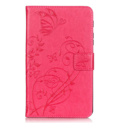 

Rose Flower Design PU Leather Flip Cover Wallet Card Holder Case for SAMSUNG T377