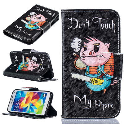 

Pig Design PU Leather Flip Cover Wallet Card Holder Case for SAMSUNG Galaxy S5