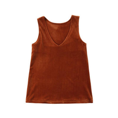 

Baby Kids Girls Velvet V Neck Dresses Party Vest Tank Dress Toddler Sundress
