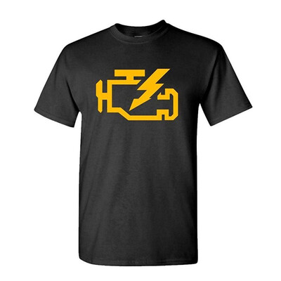 

Check Engine Light Mechanic auto Repair - Mens Cotton T-Shirt