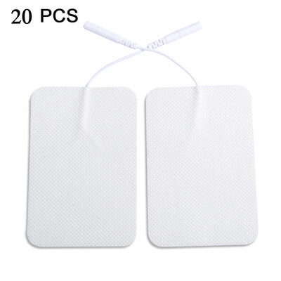 

20pcs 96cm Self Adhesive Replacement Tens Non-woven Fabric Physical Therapy ReusableTENS Unit Patches Electrode Pads for Muscle S