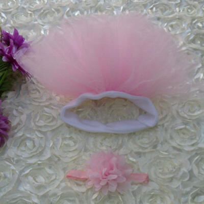 

AU Newborn Baby Headband dress flowerTutu Skirt Girls Photographic Prop Outfits