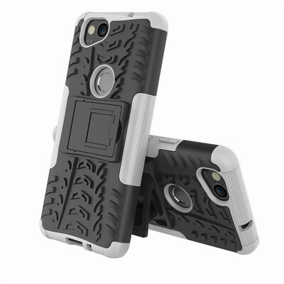 

Fivice Google Pixel 2 Case TPU anti-fall tire pattern back clip bracket phone case