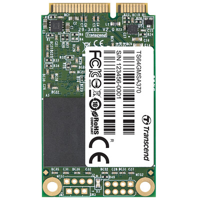 

Transcend (Transcend) 370 серия 64G MSATA твердотельный накопитель (TS64GMSA370)