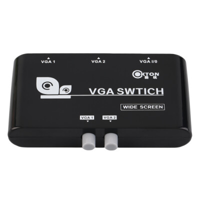 

2 В 1 из VGA / SVGA Руководство Обмен Selector Switcher Переключатель Box для LCD PC
