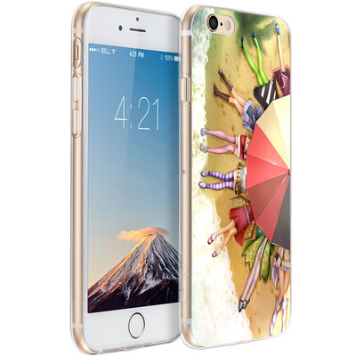 

Mei Yi iPhone 6 / 6s оболочка телефона / защитная крышка Apple 6S телефон оболочка любовь море серии тихое море 4,7 дюйма