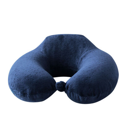 

Supermarket] class Jenie travel pillow U-series U-shaped pillow cervical neck care nursing pillow neck pillow memory pillow lunch break pillow airplane travel neck pillow dark brown