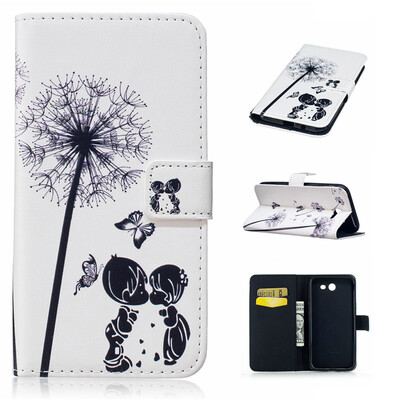 

Children&dandelionDesign PU Leather Flip Cover Wallet Card Holder Case for Samsung Galaxy J3 2017J311