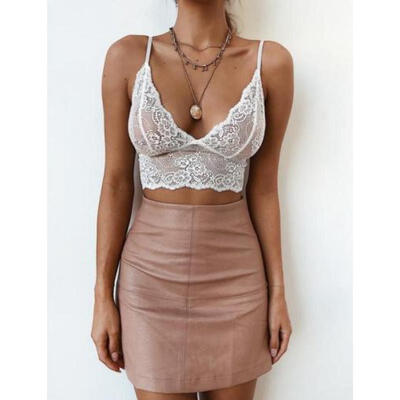 

Fashion Women Knitted Summer Vest Tank Cami Top Sleeveless Blouse Tops T-Shirt A