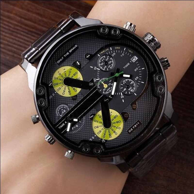 

Mens Fashion Luxury Watch Stainless Steel Sport Watch Analog Quartz Wristwatches