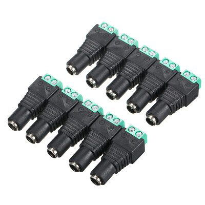 

DC 55mm21mm Female Male Power Plug Adapter Monitor Weld-free Plug Socket DC-G025pcsDC-G035pcs