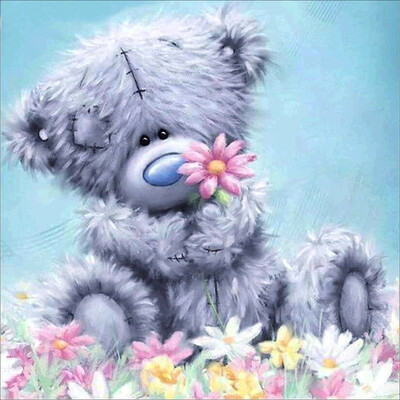 

UpperX Diamond DIY Diamond Painting Cross Stitch Diamond Embroidery Patterns Rhinestone Cartoon Bear Series