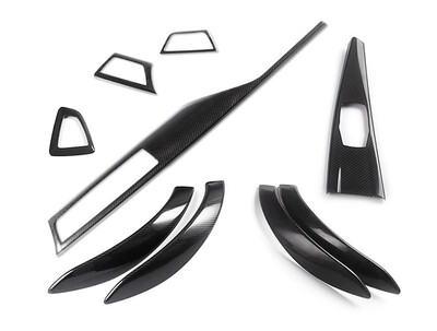 

Eppar New Carbon Fiber Interiors 9PCS for BMW 3 Series F30 Sedan 2012-2018 316i 318i 320i 328i 330i 335i 340i