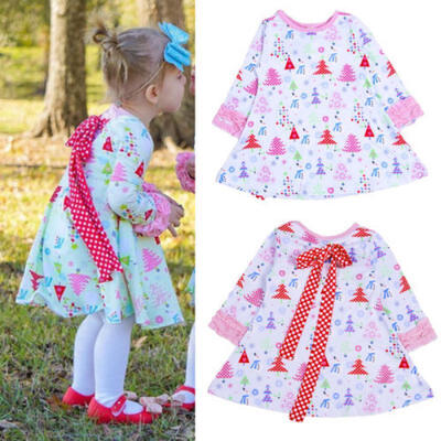 

Toddler Girl Kids Princess Christmas Dress Baby Party Wedding Tulle Tutu Dresses