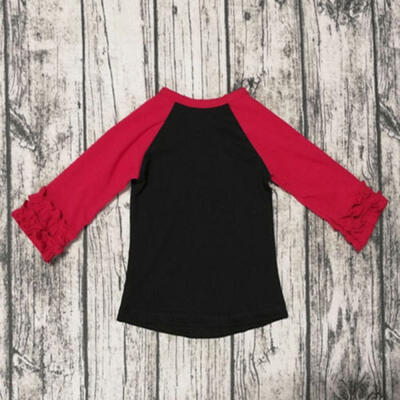 

Casual Toddler Baby Girl New Year Ruffle & Long Sleeve Tops Tee Shirt Clothes US