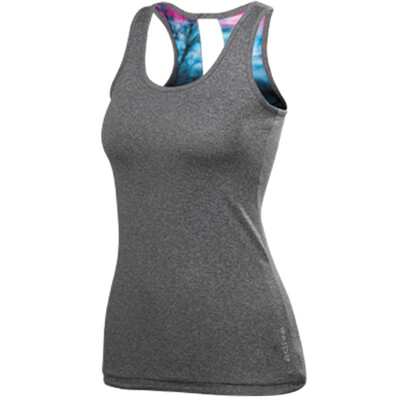 

ENERGETICS Women&39s fitness quick-drying sports vest tight elastic yoga training clothes 258567 057 gray M