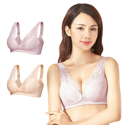 

Childhood Nursing Bras Gathered No Steel Rings Pregnant Women Bras Feeding Lace Rejuvenation B75
