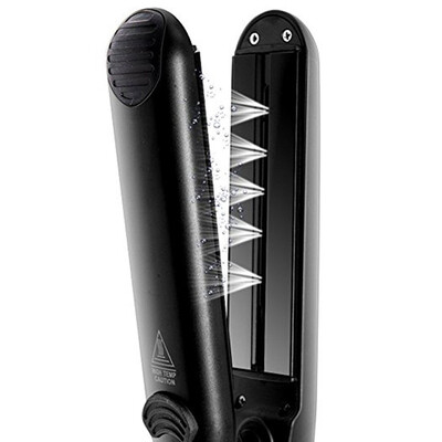 

50W Steam Function Flat Iron Tourmaline Ceramic Vapor Professional Hair Straightener with Argan Oil Infusion Straightening Irons