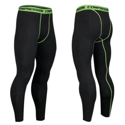 

2018 Men Compression Pants Base Layer Skin Tights Running YOGA Workout Gym Sport