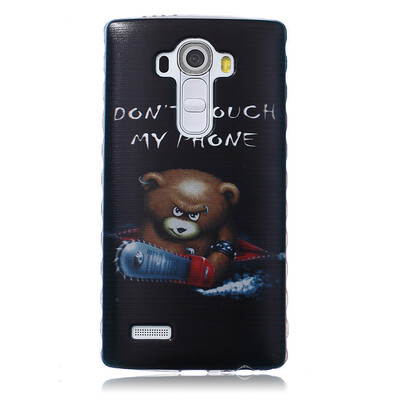 

Bear Pattern Soft Thin TPU Rubber Silicone Gel Case Cover for LG G4
