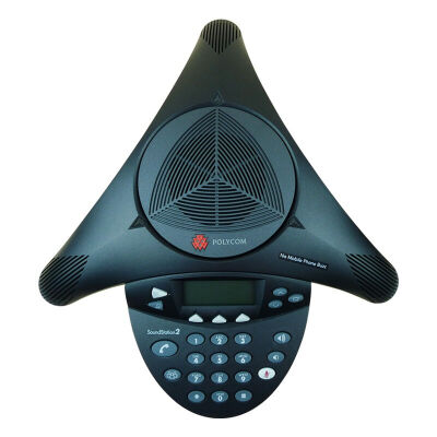 

Polycom (POLYCOM) conference phone SoundStation 2EX extended audio and video conference system telephone office fixed corded telephone machine seat octopus