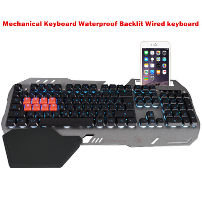 

Gaming Wired Mechanical Keyboard LED Backlit with Tactile Anti-Ghosting Programmable