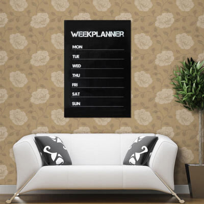 

Weekly Planner Calendar MEMO Chalkboard Blackboard Quote Wall Sticker Art Decal