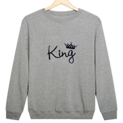 

King &Queen Matching Couple Hoodies Love Matching His&Her Fleece shirts Tops