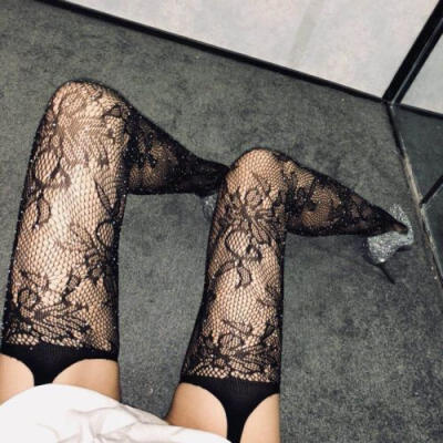 

Lot Womens Pantyhose Long Stockings Floral Socks Glitter Bling Fishnet Tights