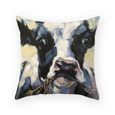 

45cm45cm Super clear Farm wind cow pattern super soft throw pillow covers couch cushion covers decorative pillows