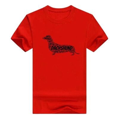 

Dachshund Doxen Weiner Word Art Dog Owner Gift Tshirt For Men