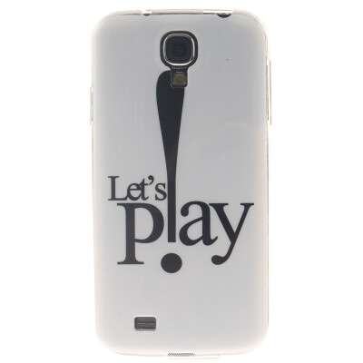 

Let's Play Pattern Soft Thin TPU Rubber Silicone Gel Case Cover for SAMSUNG Galaxy S4 I9500