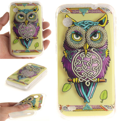 

Owl Pattern Soft Thin TPU Rubber Silicone Gel Case Cover for Lenovo A580